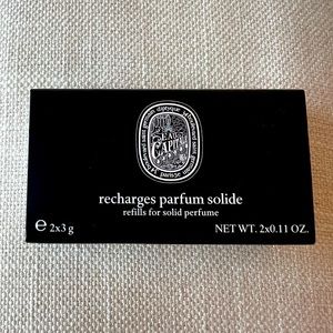 Diptyque EAU CAPITALE Refills for Solid Perfume (2x11 oz) ONE VERY LIGHTLY USED